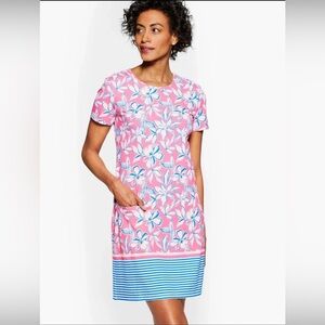 Cabana Life]Crystal Cove Cover-Up Dress - Floral -  0X RESORTWEAR EUC